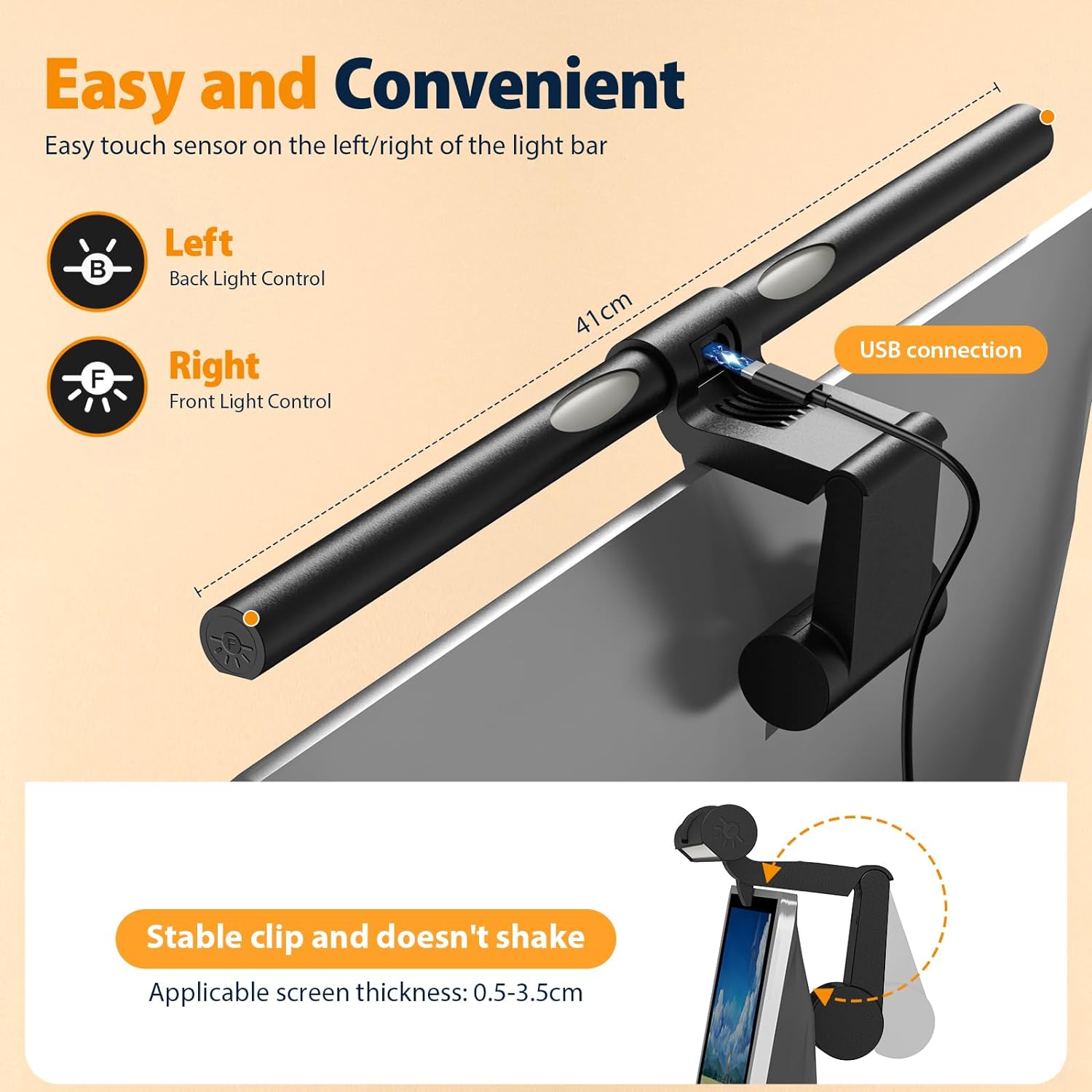 Coolait Computer Monitor Light Bar
