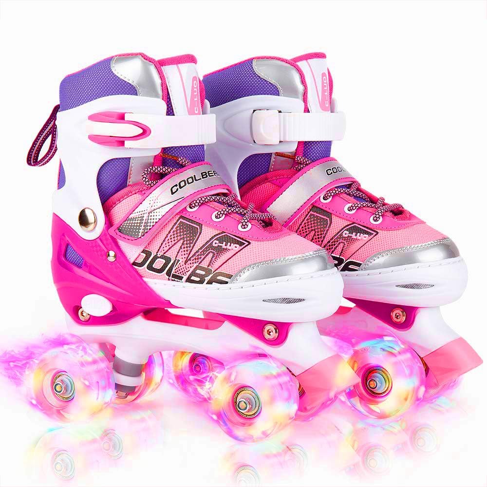 Sowume Adjustable Roller Skates for Girls and Women