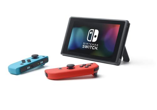 Nintendo Switch with Neon Blue n Red Joy‑Con™